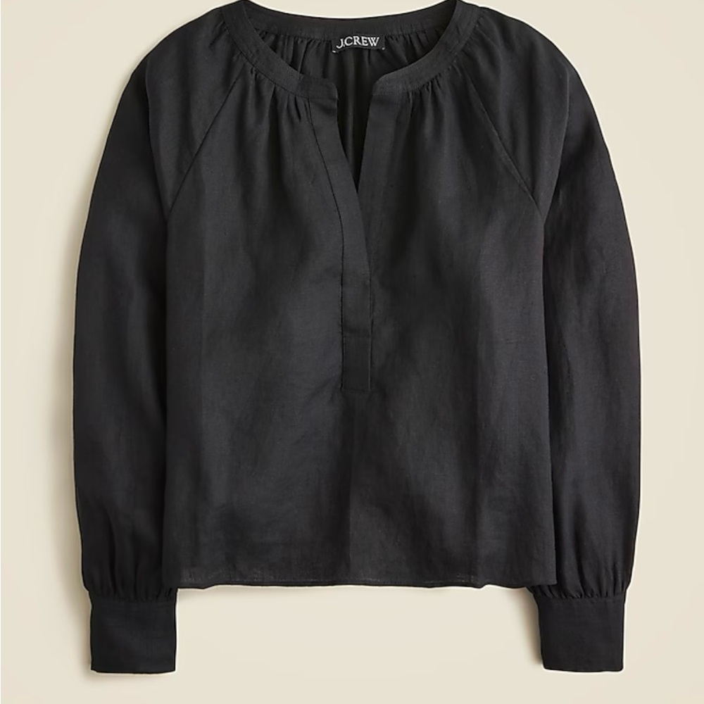 J. Crew Cabana Top in Linen